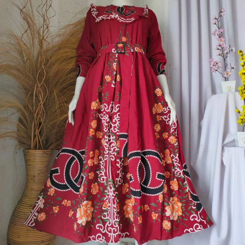 baju gamis gucci (terbestseller )baju gamis fashion wanita muslim model terbaru terlaaris