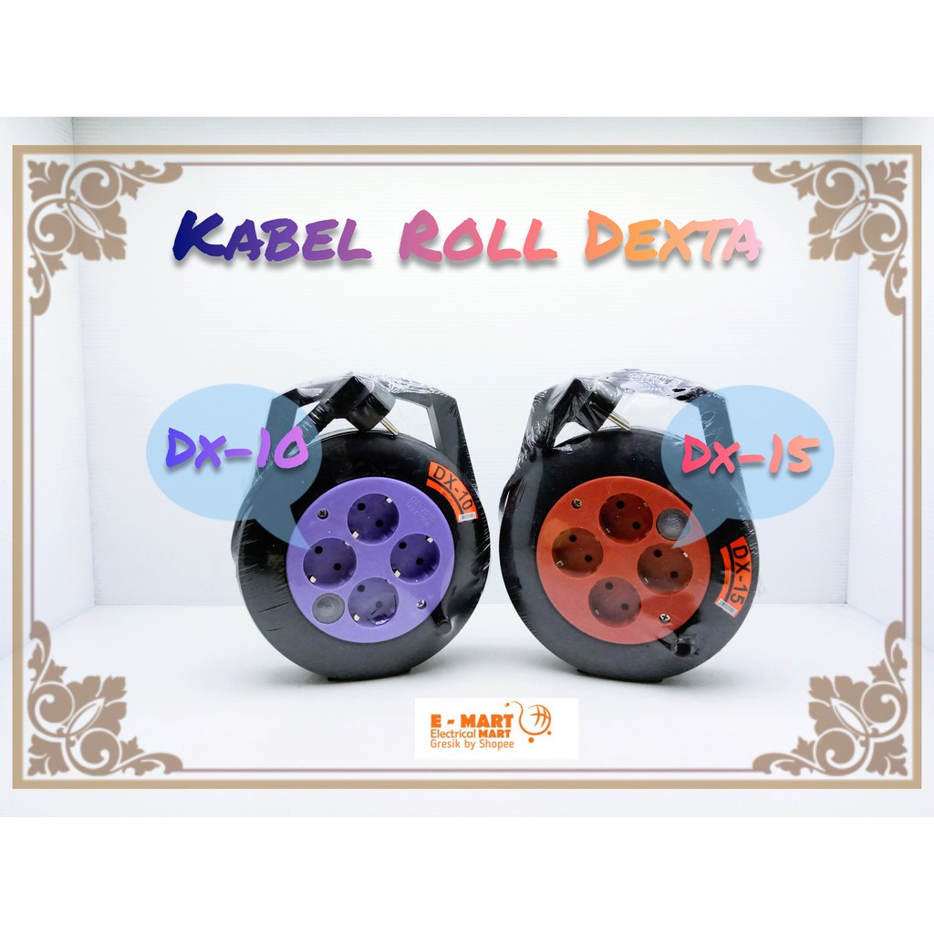 WAJIB PUNYA DEXTA KABEL ROLL DX-10 dengan LAMPU INDIKATOR DX10 Kabel Olor MURAH GROSIR