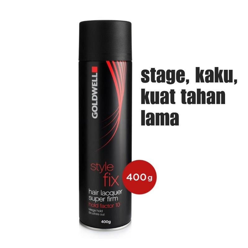 Jual Goldwell Style Fix Hair Lacquer Super Firm hairspray 400g atau ...