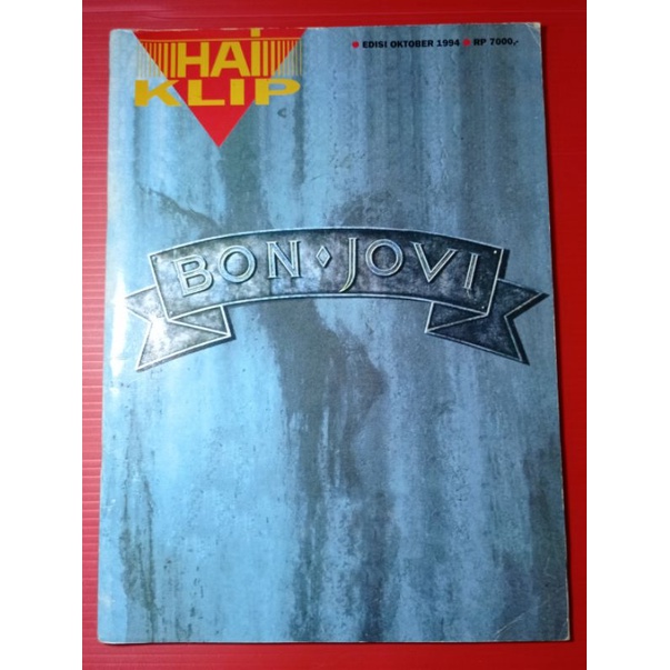Majalah HAI Klip Edisi Oktober 1994 BON JOVI