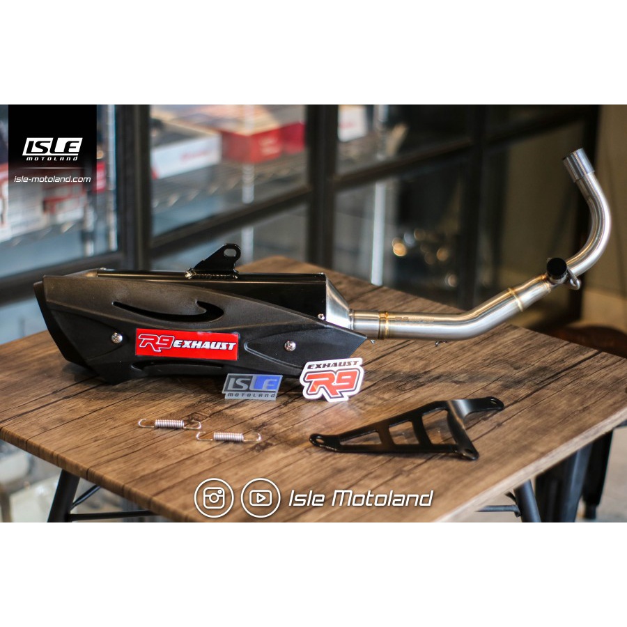 R9 Knalpot Racing Vespa Sprint & Primavera Original