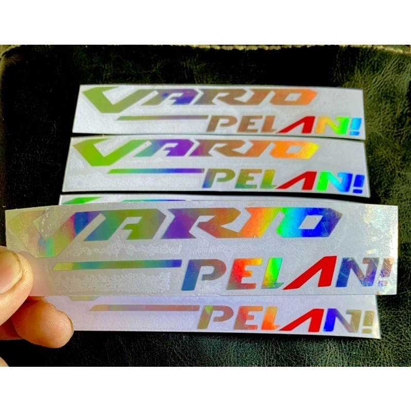 Sticker Stiker Cutting Motor Hologram Vario Pelan