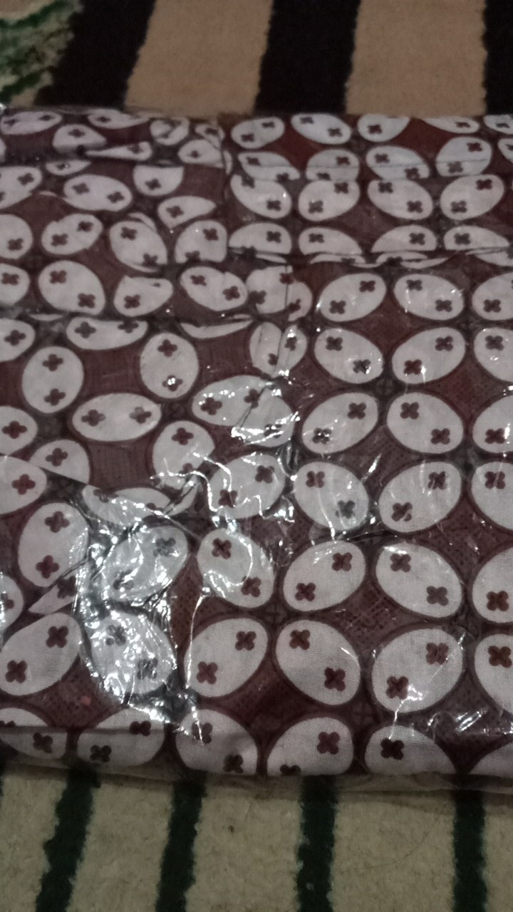 Aneka Batik Tunik Santika White Jumbo / Tunik Batik / Batik Solo Modern / Tunik Kondangan