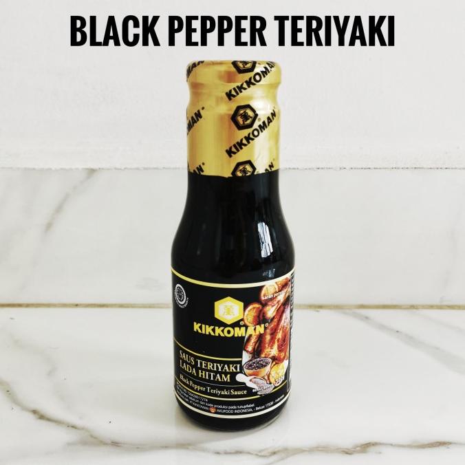 

Kikkoman Black Pepper Teriyaki Sauce Saos Teriyaki Lada Hitam Kikkoman