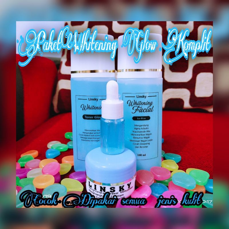 LINSKY PAKET SUPER WHITENING EXPRES ((ORIGINAL TERMURAH )