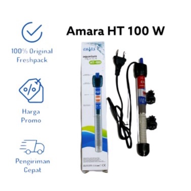 HEATER AA AMARA HT 50 watt 75 watt dan 100 watt PEMANAS AIR AQUARIUM AQUARIUM AQUASCAPE