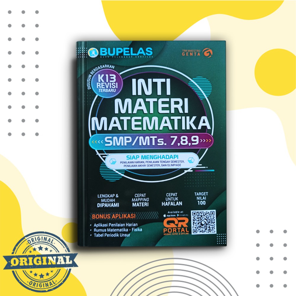 Jual Buku Pelajaran Smp Inti Materi Matematika Smp Kelas 7,8,9 | Shopee ...