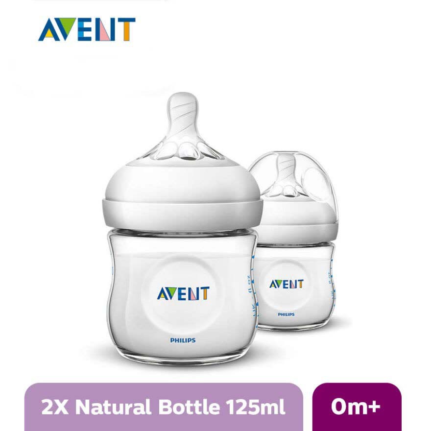 PHILIPS AVENT NATURAL TWIN BOTTLE 4OZ 125ML