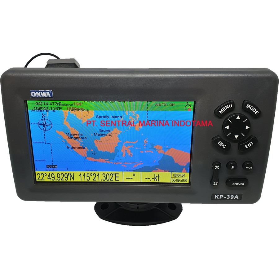 CHART PLOTTER / GPS PETA / GPSMAP/ AIS ONWA KP-39A tanpa VHF antena