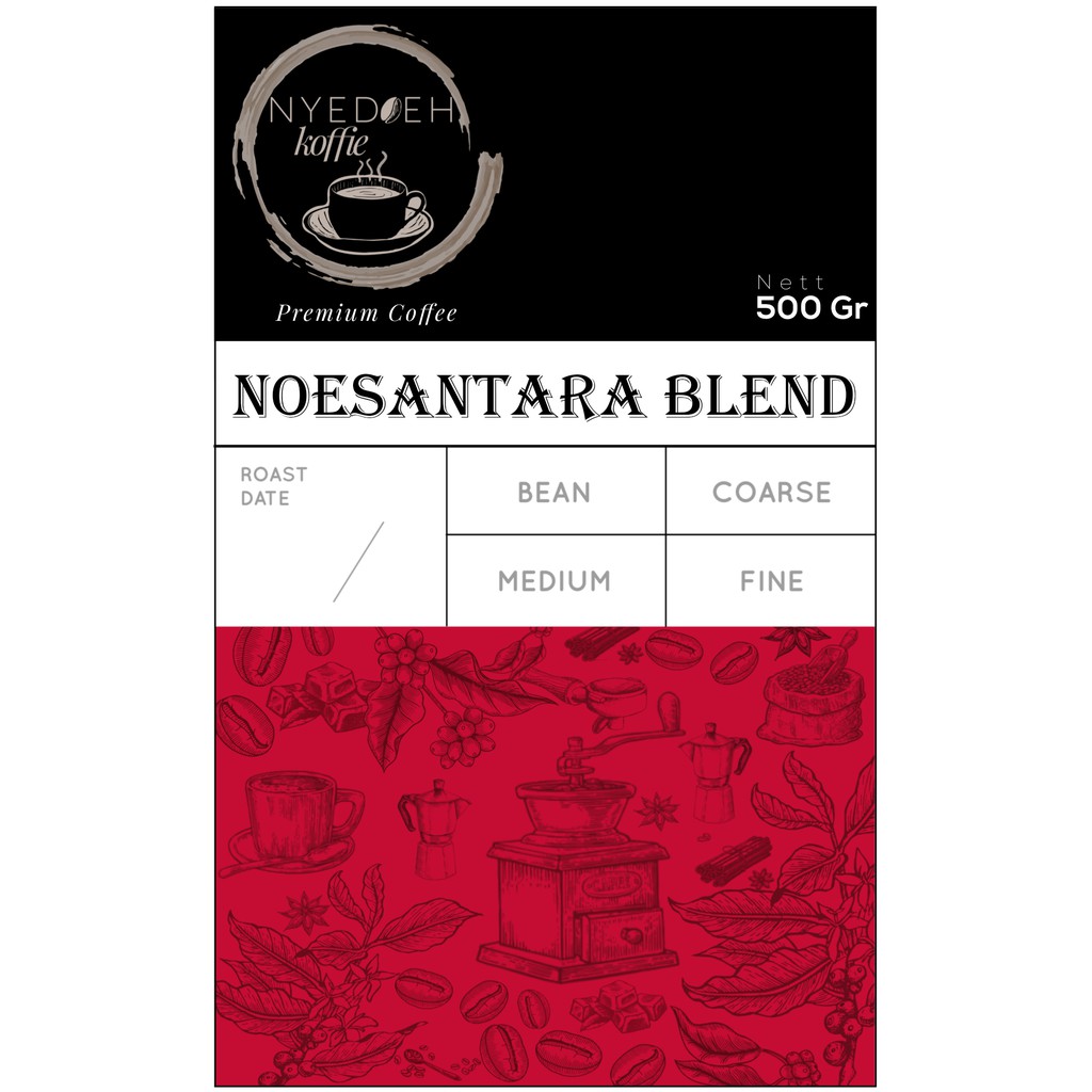 

KOPI ARABIKA ROBUSTA NOESANTARA BLEND 500 GR GRAM