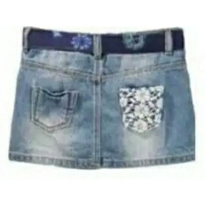 Rok Jeans Anak Perempuan/Wanita/Cewek 5-6 tahun