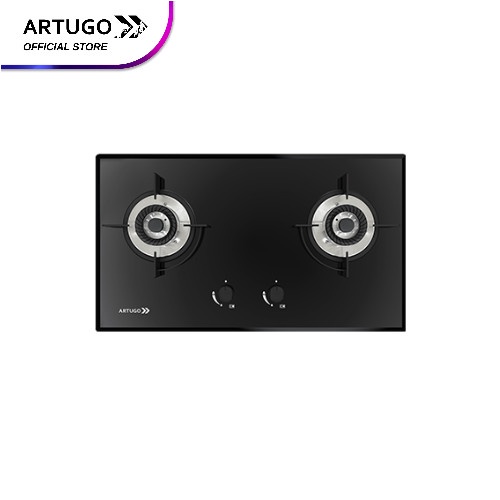 Artugo Built In Glass Gas Hob/Kompor Tanam AH 2727 NB Panjang 75 cm