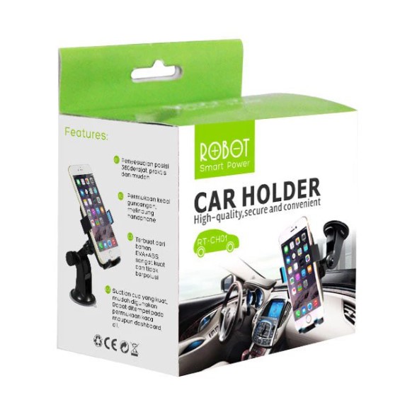 Holder Hp Di Mobil Merk Vivan/Robot 360 Stand Bracket HP GPS / Murah