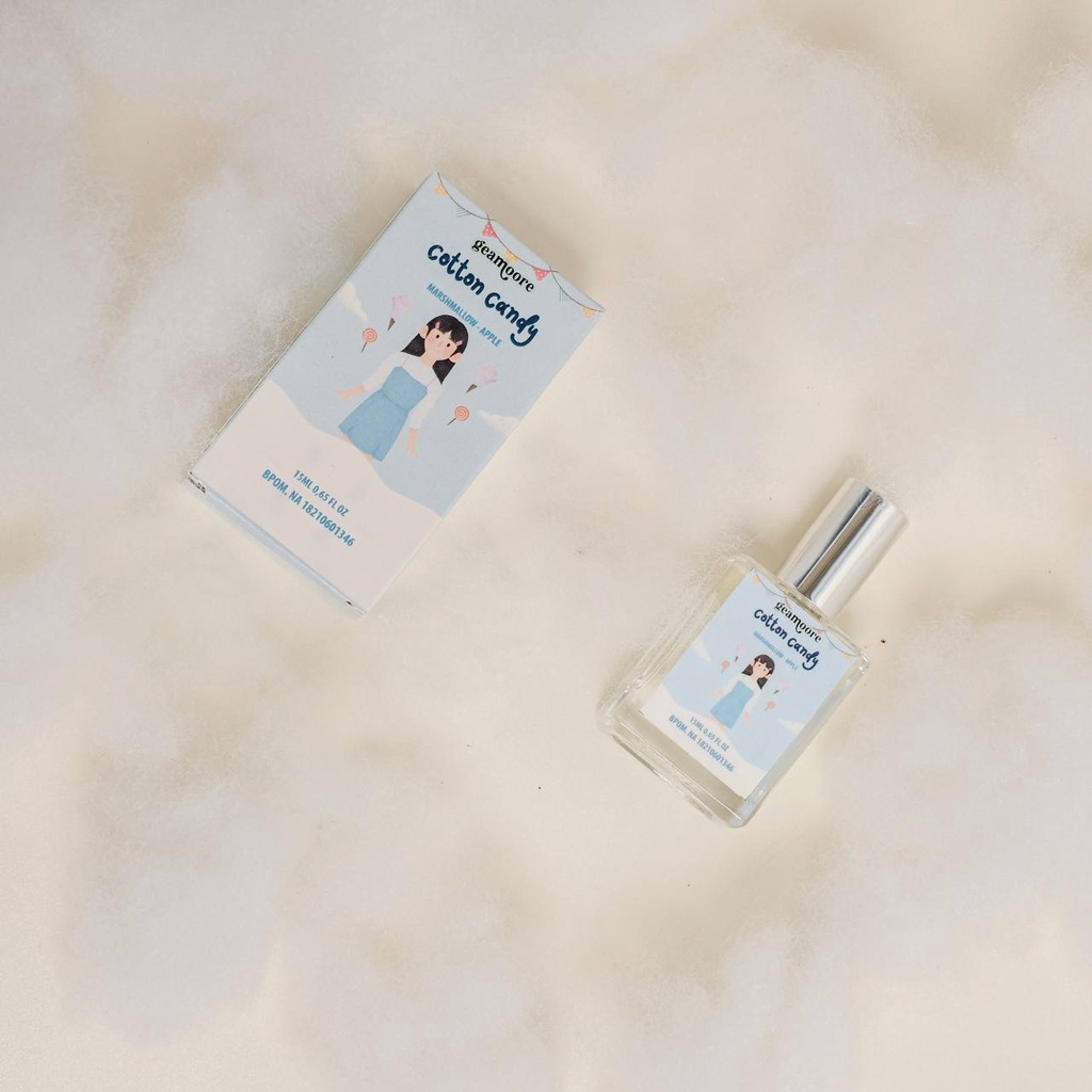 (BPOM) ADDICTED SERIES PARFUM by GEAMOORE PARFUME 15ml Celebshine-COTTON CANDY