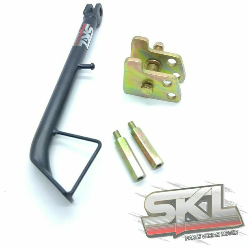 Paket Hemat Peninggi Monoshock Belakang Dan Depan Jupiter Mx King Plus Standar Samping Panjang 28cm