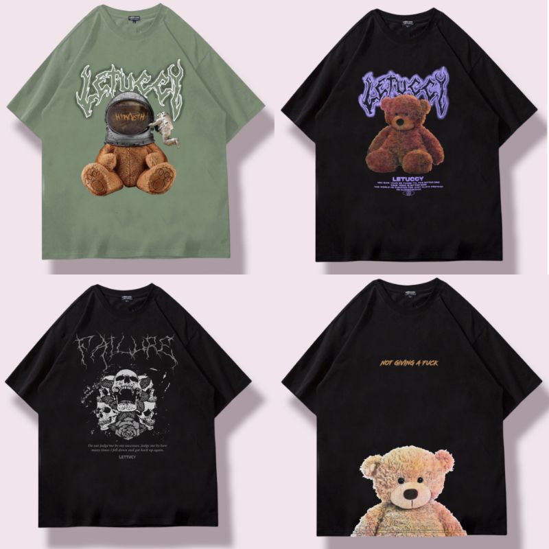 Kaos distro pria | Kaos cowok | T-shirT oversize | Kaos | Kaos oversize beruang