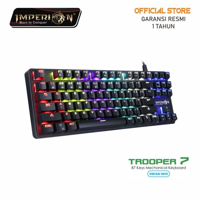 Imperion Trooper 7 KG-M07F Mechanical RGB - Gaming Keyboard