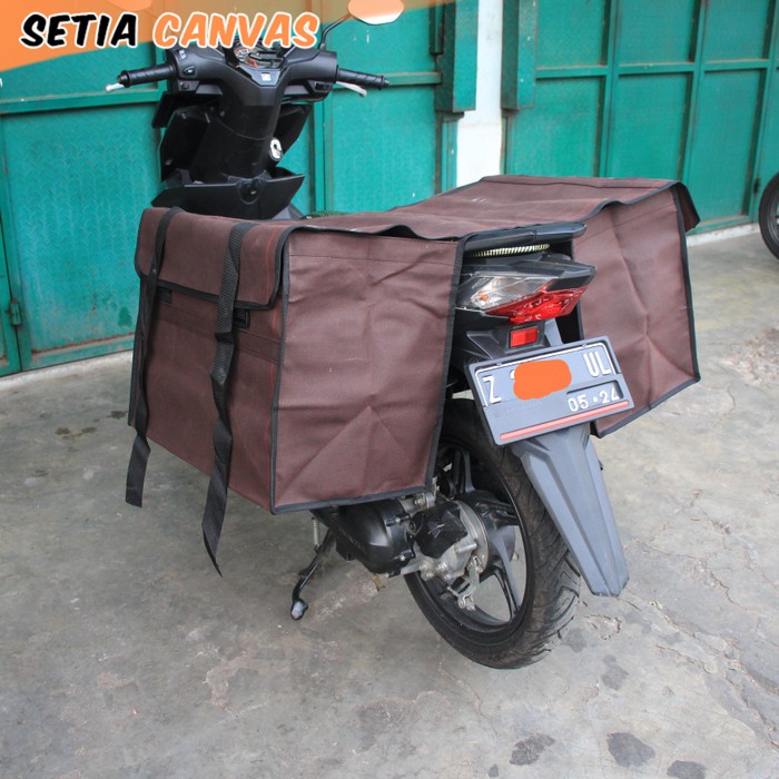 Tas Motor Kanvas STANDAR 50 cm | Tas Obrok Kanvas Bima - SETIA CANVAS