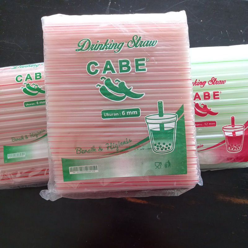 Sedotan Bubble atau Sedotan Boba