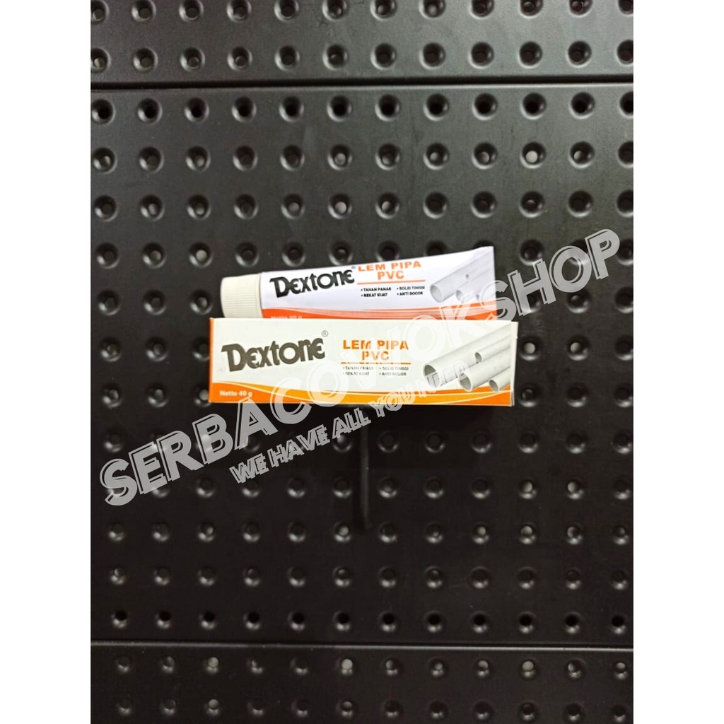 Dextone Lem Pipa PVC Paralon Original 40 Gram Lem Perekat Termurah Berkualitas
