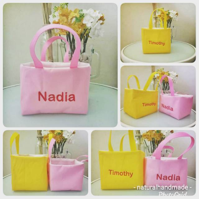 

Souvenir tas ulang tahun/aqiqah/manyue/ultah/khitan pouch waterproof tebal
