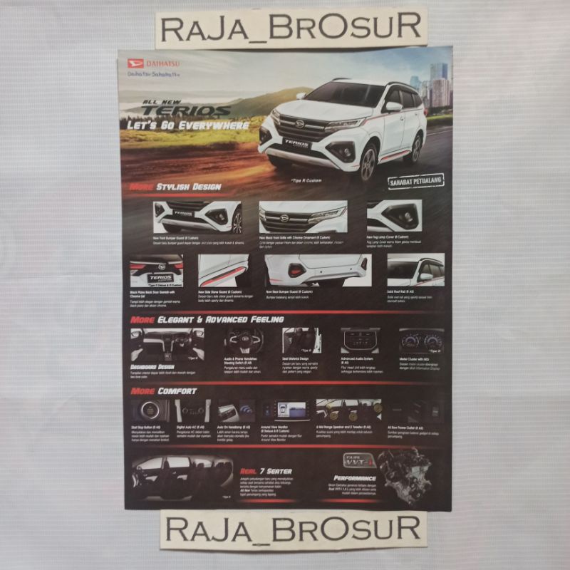 Poster brosur Daihatsu all new Terios