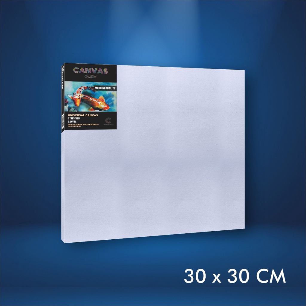 

KANVAS LUKIS 30X30 CM / WATER COLOR CANVAS / WHITE CANVAS / KANVAS / CANVAS - MEDIUM QUALITY