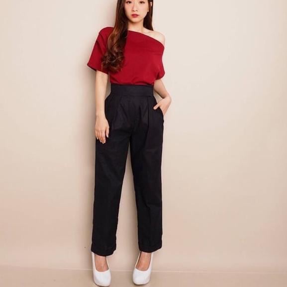 MERK  BEST SELLER Basic Highwaist Casual Pants C7270 ""
