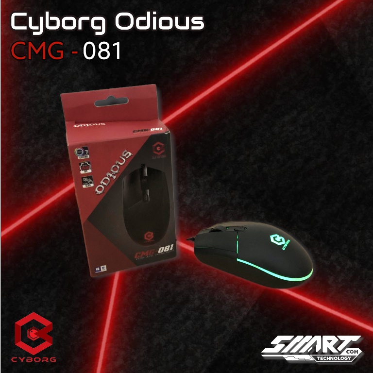 Mouse Gaming Cyborg CMG-081 RGB Silent Click