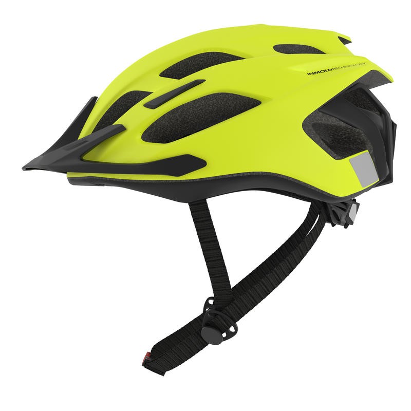 ROCKRIDER ST500 Helm Sepeda Gunung MTB - Kuning