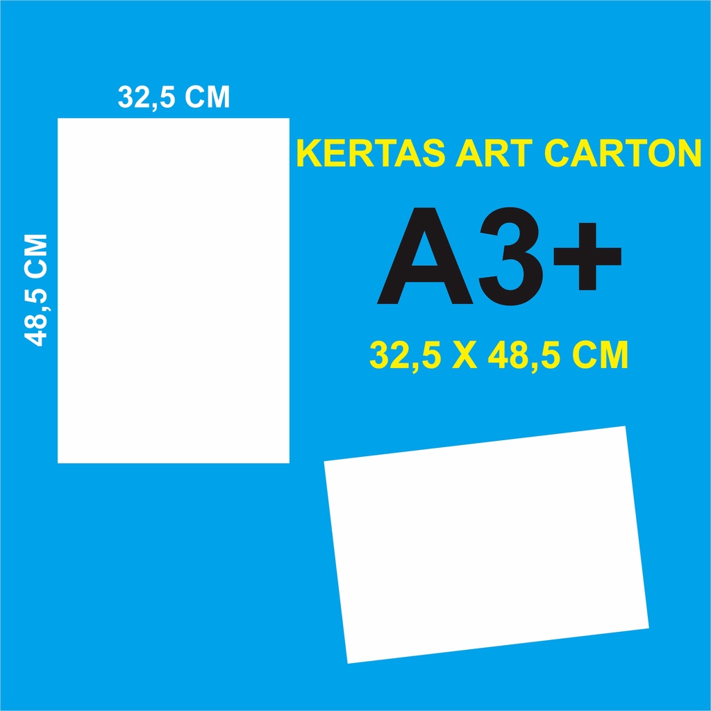 

KERTAS ART CARTON 260 GSM A3+ (32,5 X 48,5 CM)