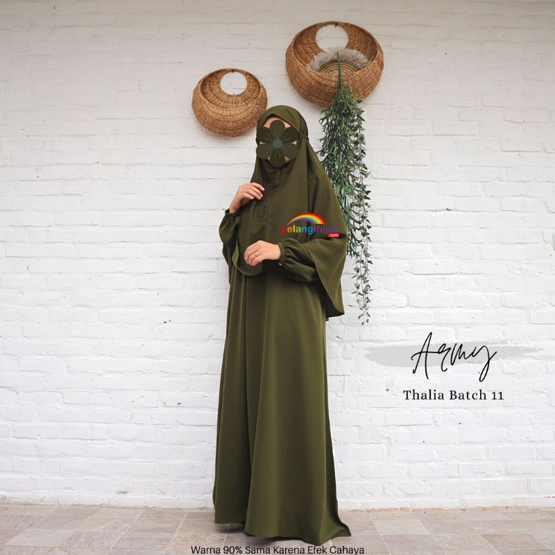 Pelangi Hijab Gamis Muslimah Syar'i Remaja Dewasa Original