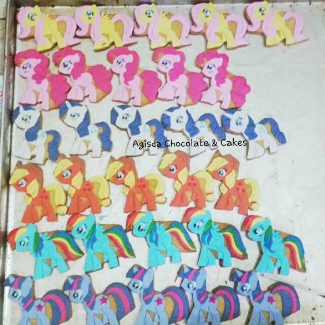 Cookies hias custom karakter little pony