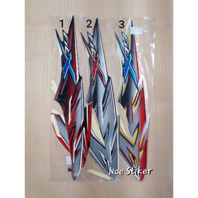 STIKER STRIPING SUPRA FIT X 2008