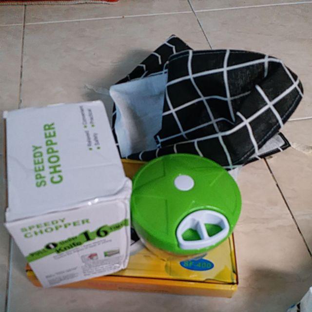 Celemek Kain Anti Air Waterproof / Celemek Koki / Celemek Apron Dapur Tahan Air