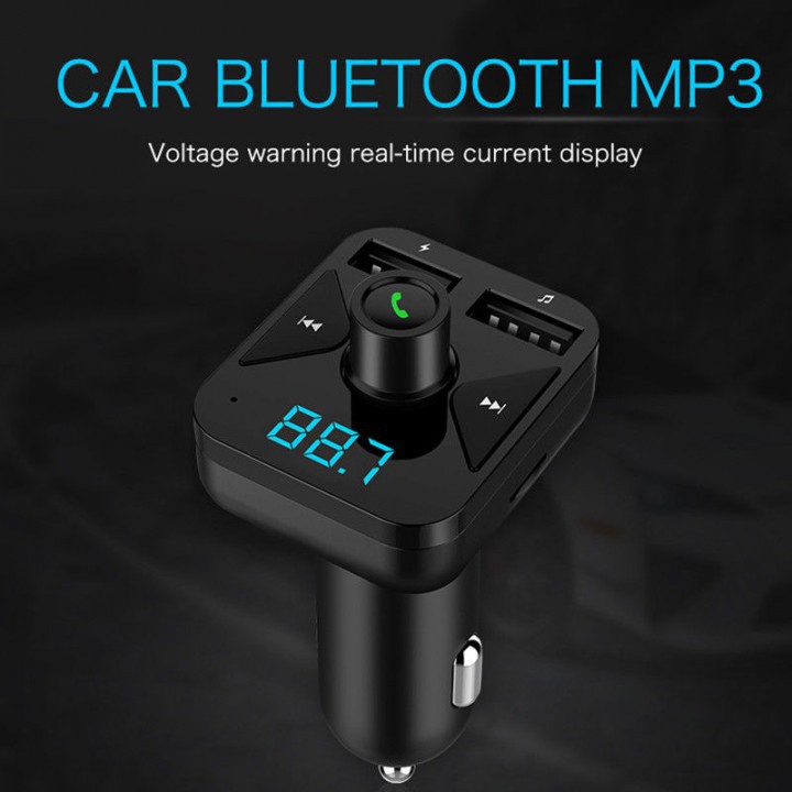 BT16 - FM Transmitter AUX Bluetooth Hands-free MP3 Dual USB Charger