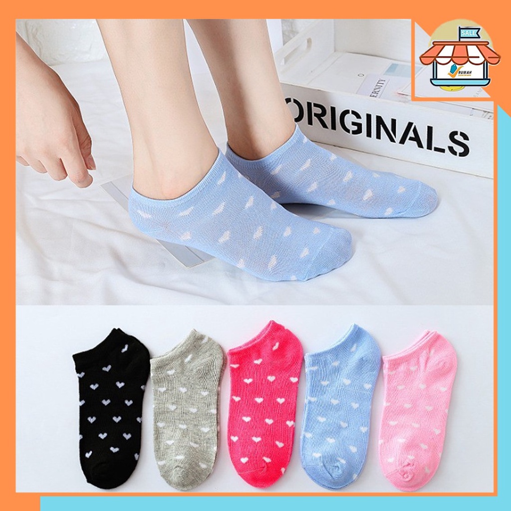 RSB KK215 Kaos Kaki Ankle Kode Motif Kaos Kaki Semata Kaki Cute Kaos Kaki Import