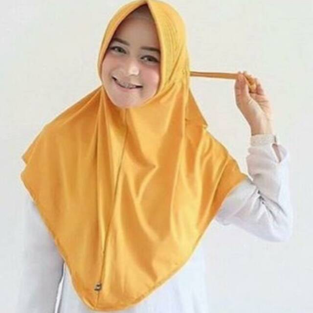 Jilbab instan serut/jilbab serut jersey/jilbab serut jokowi
