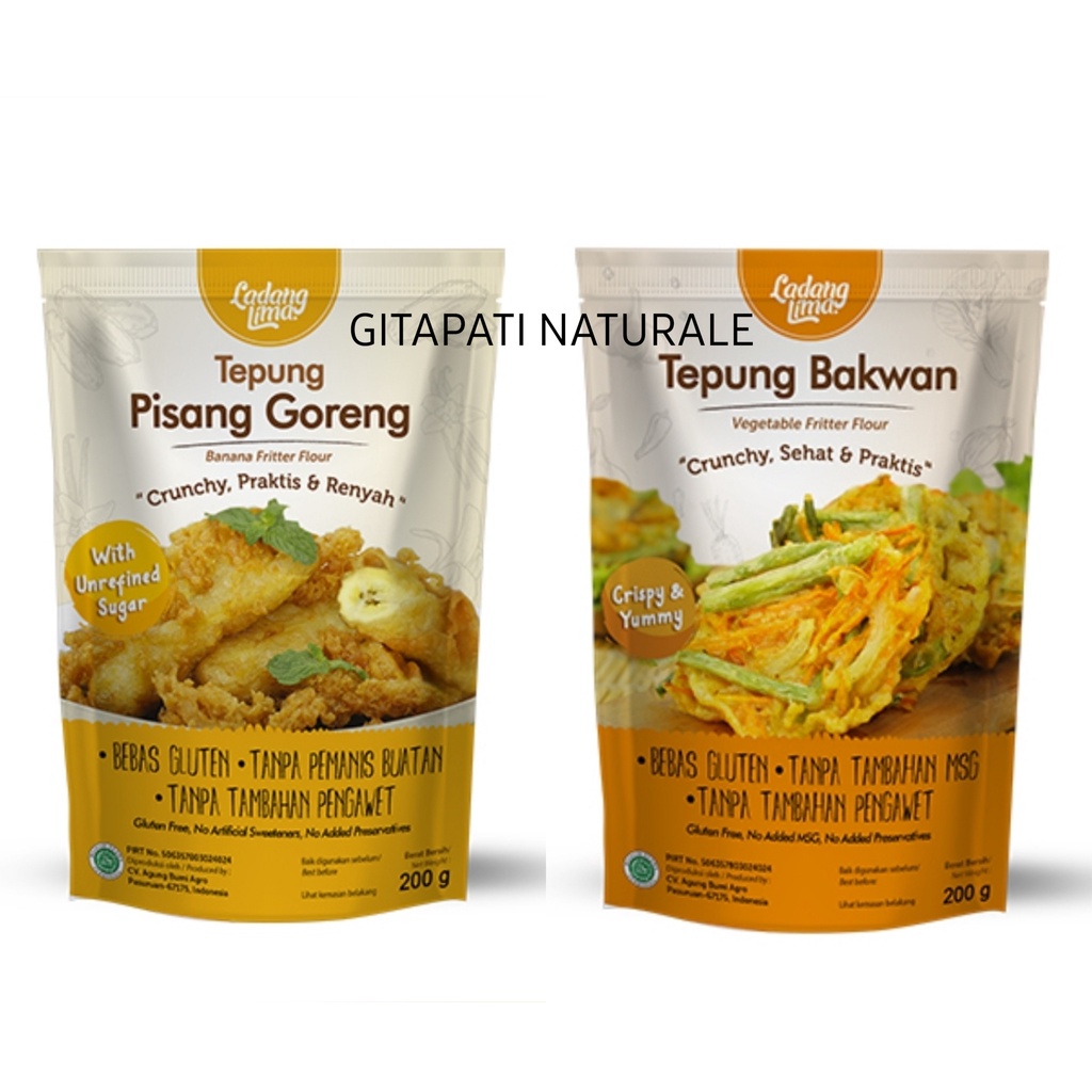 

LADANG LIMA - TEPUNG BAKWAN/PISANG GORENG 200 GR
