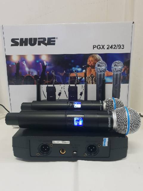 MIC WIRELESS SH PGX242 PGX 242 FREE KOPER HANDHELD