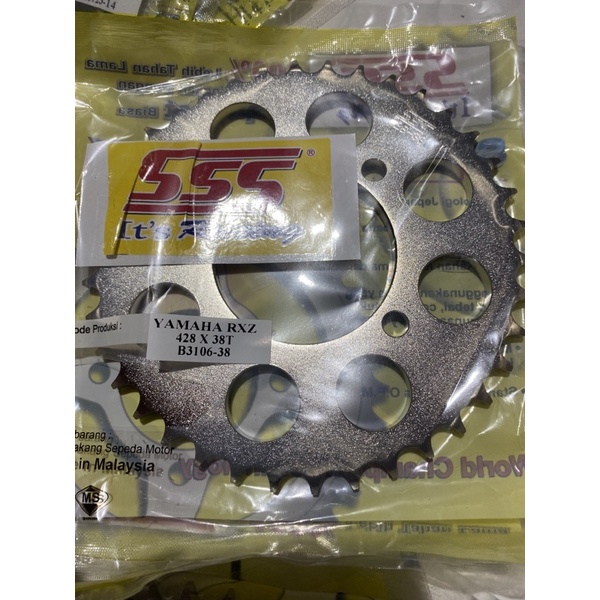 Gir Gear SSS Gir Belakang SSS YAMAHA Rx z king Jupiter Mx Vega R Force One Jupiter Z 428 x 30T - 39T-38