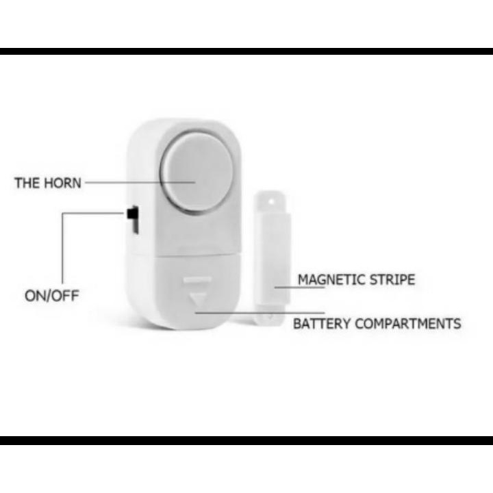 Alarm Rumah - Anti Maling Pencuri Jendela Kaca Toko Rumah