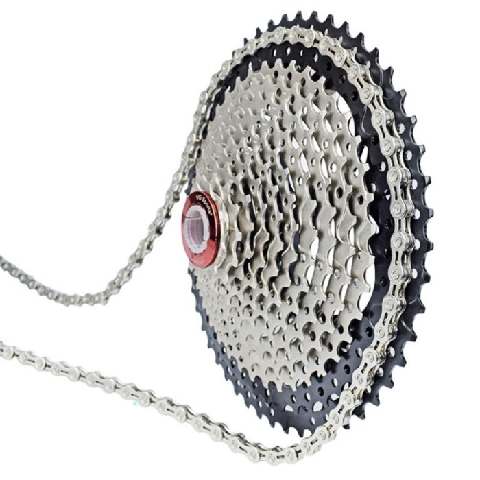 PROMO***Rantai Sepeda 8 Speed VG SPORT silver chrome bicycle chain