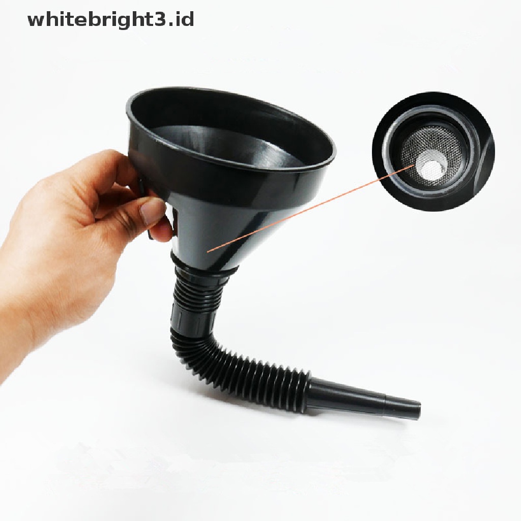 (whitebright3.id) Corong Filter Oli Mobil / Truk / Motor Universal Dengan Pipa Cerat