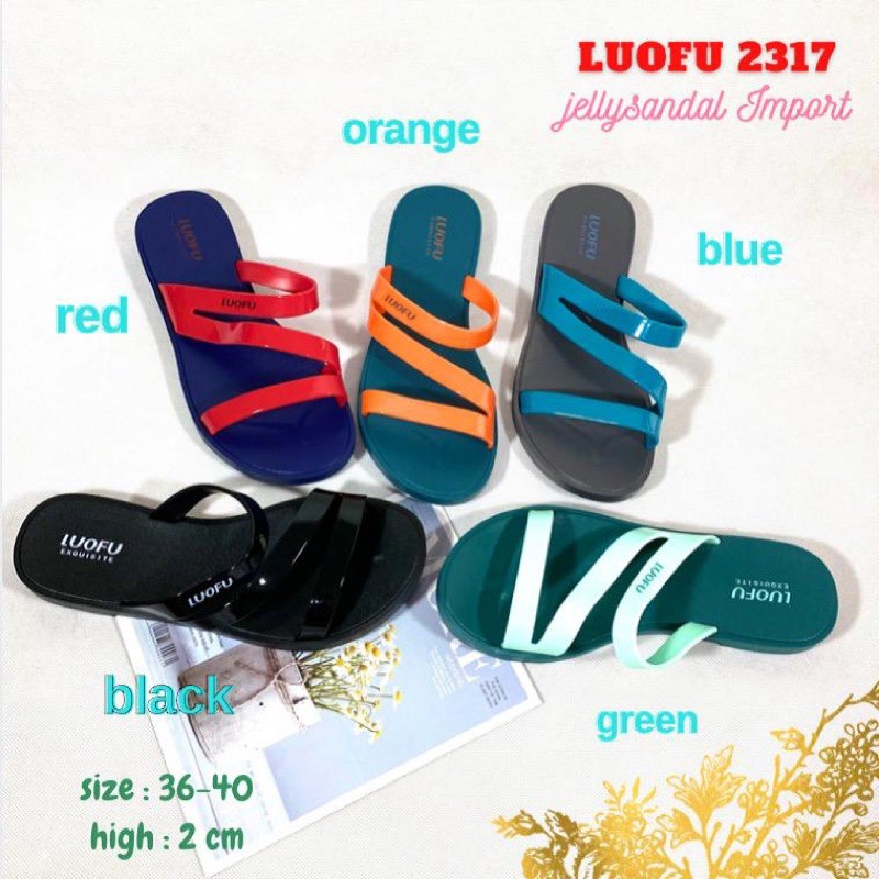 LUOFU 2317 Jellysandal Import