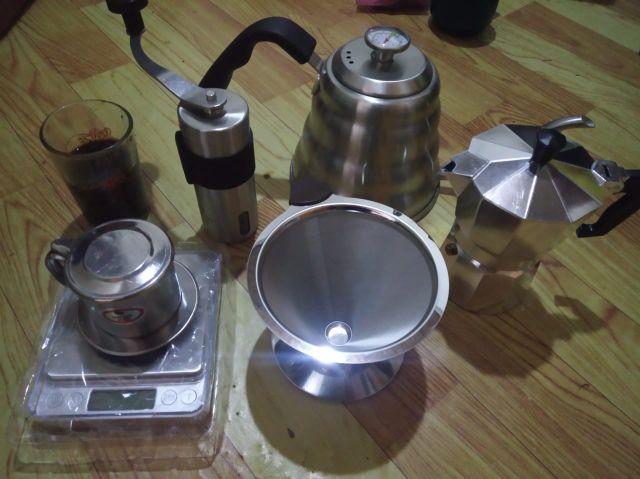 Teko Kopi Coffee Maker Pot V60 Drip Kettle Teko Barista Pembuat Kopi Thermometer Teko Leher Angsa