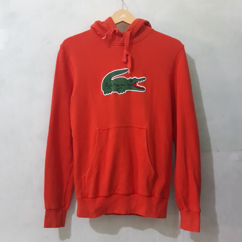 Hoodie Crewneck Sweater Lacoste Big Logo Second Bekas Murah