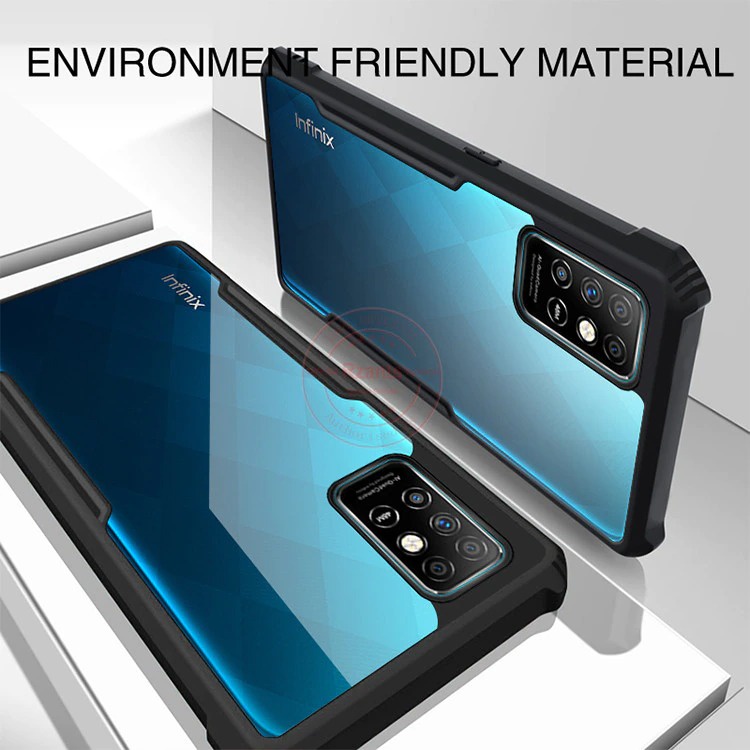 Case Infinix Note 10 Pro NFC Case Hardcase Hybrid Tranparan Hard Cover