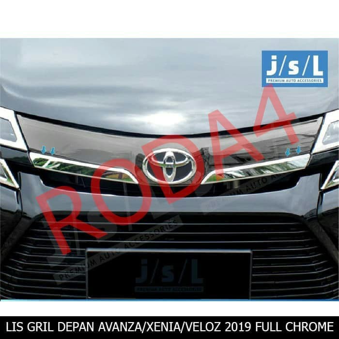 List Grill Depan Mobil Avanza Xenia Dan Veloz 2019 Chrome
