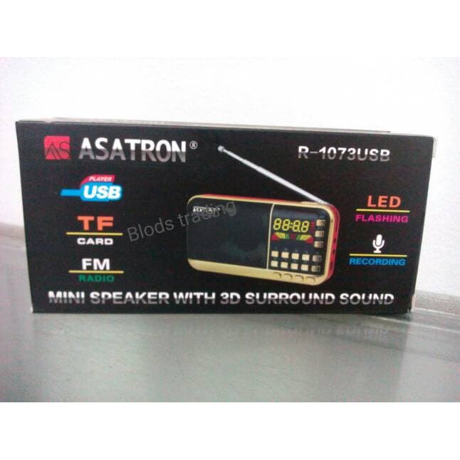 Ready Stok Radio Mp3 ASATRON R 1073 USB Murah